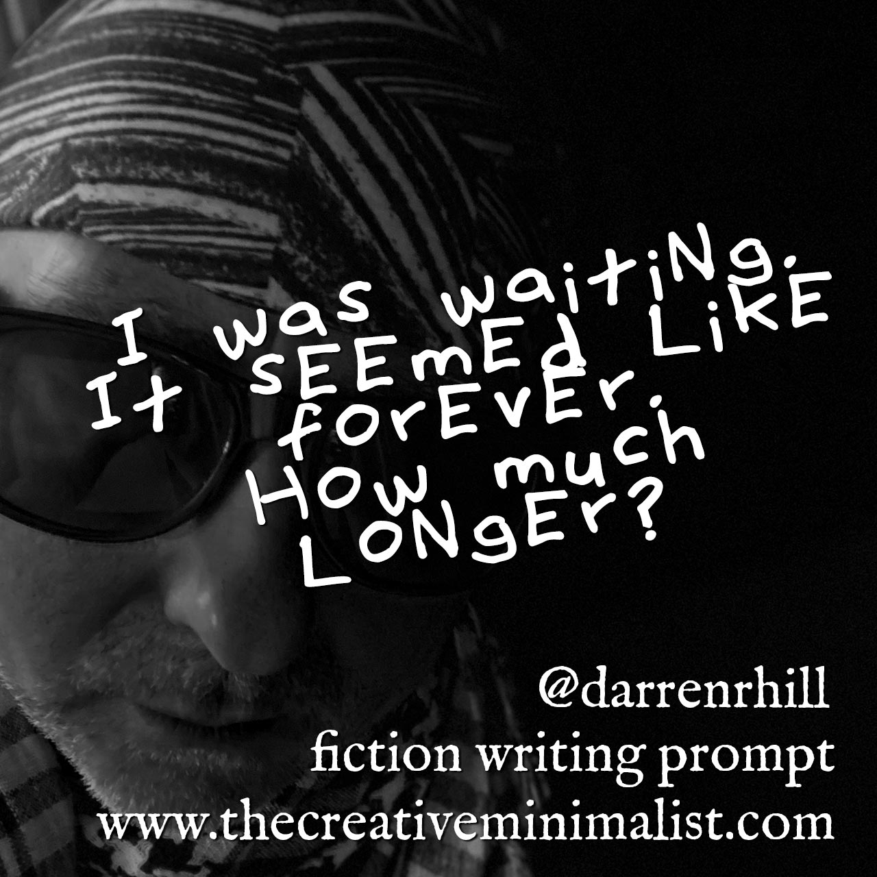 I was waiting. It seemed like forever. How much longer? Friday Fiction Writing Prompt concerning waiting