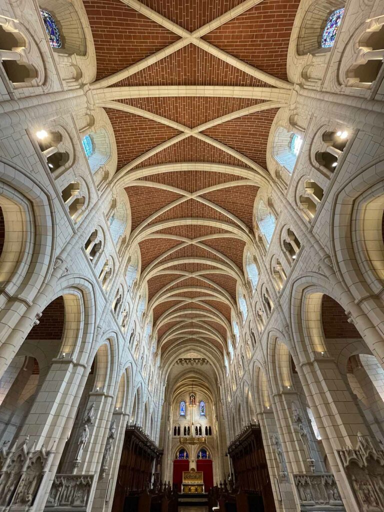 roof of Buckfast Abbey