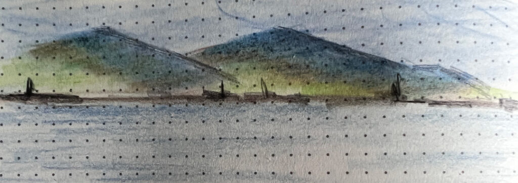 pencil sketch in my journal