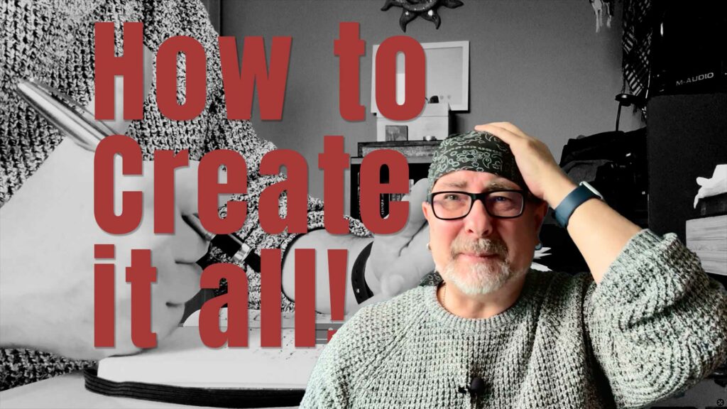 How to create it all text with an image of me