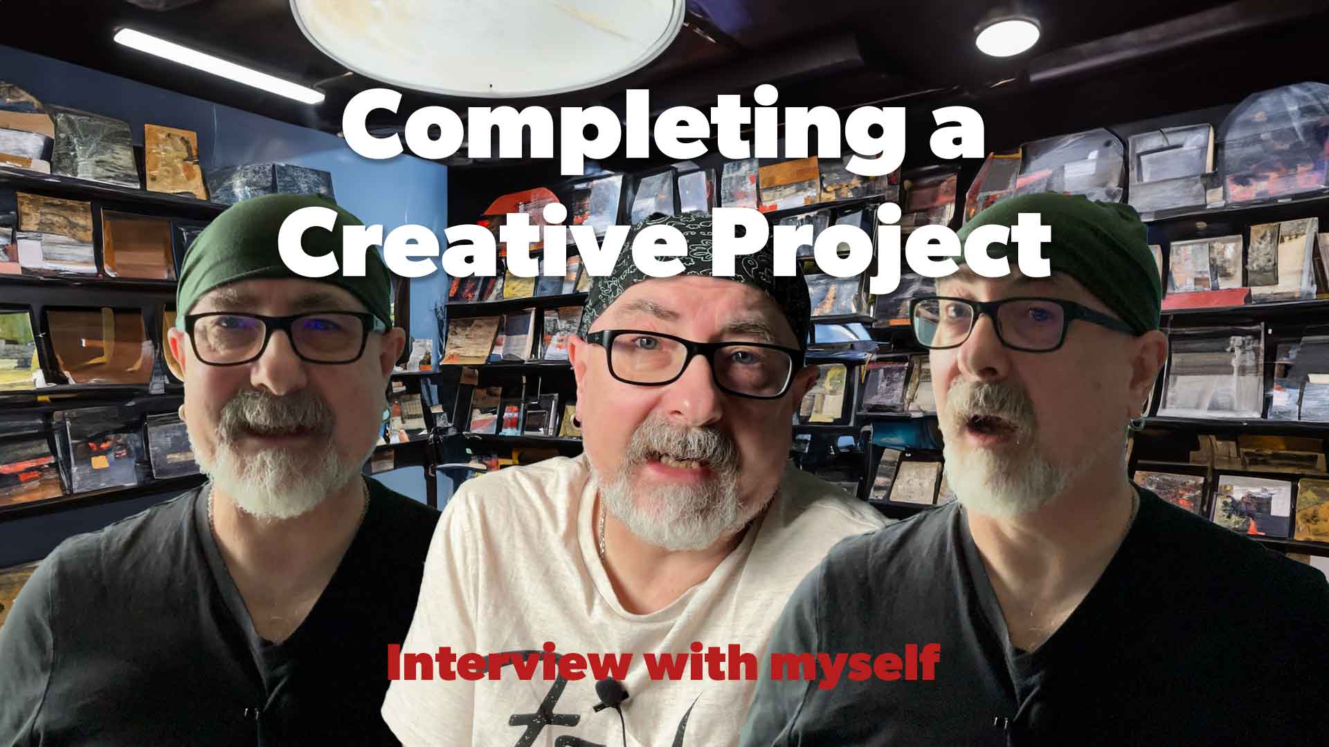 Completing a creative project
