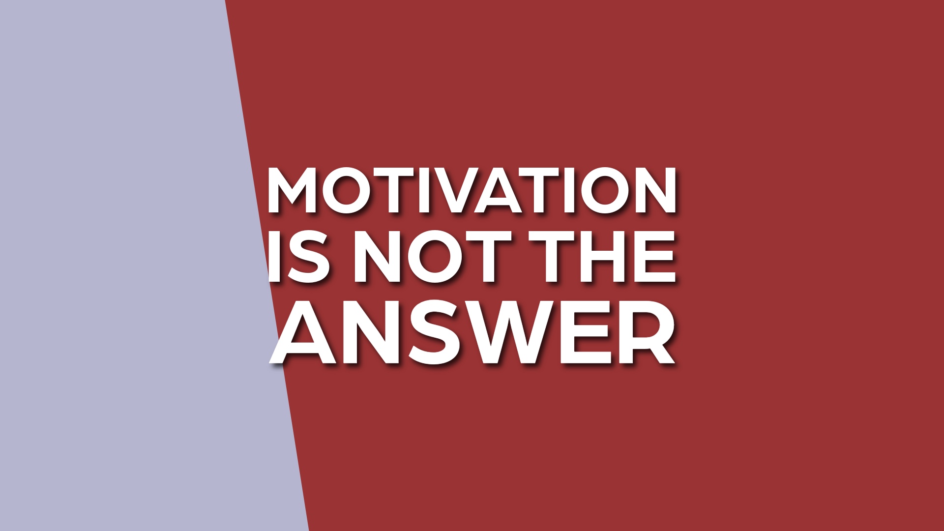 The most common reason creative people stall (and it’s not motivation)